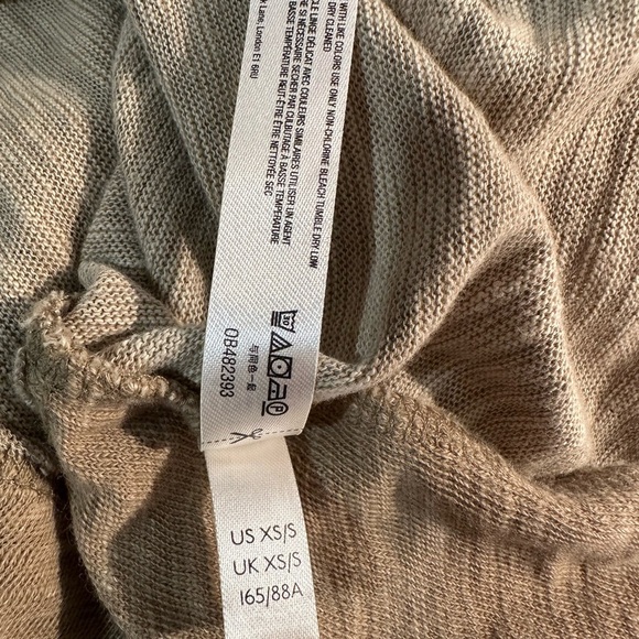 Light Brown Women's Cowl Neck Sweater - Picture 4 of 4